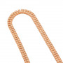 Men's Diamond Tennis Chain in Real 10k Gold Affordable 2 Row Necklace 1ct
